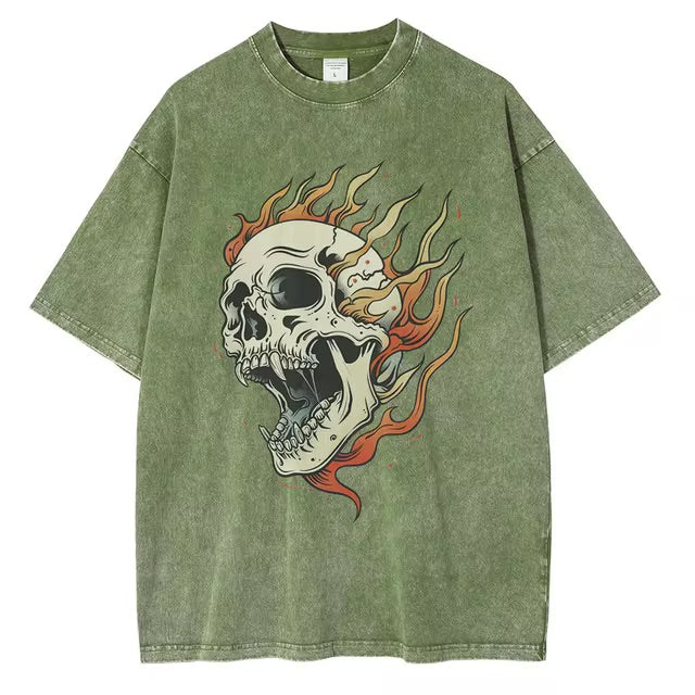 Vintage Inferno Skull Tee