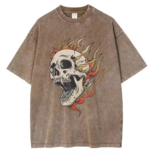 Vintage Inferno Skull Tee