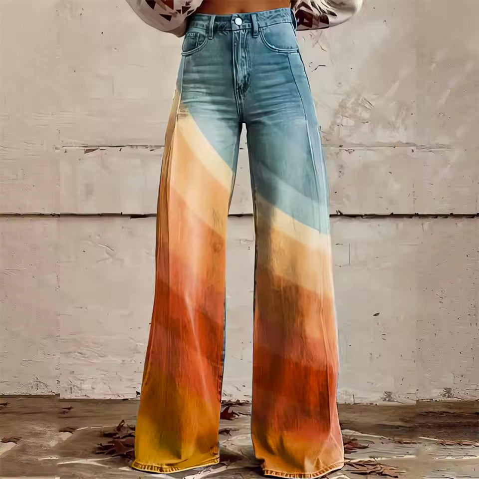 Willow Print Denim