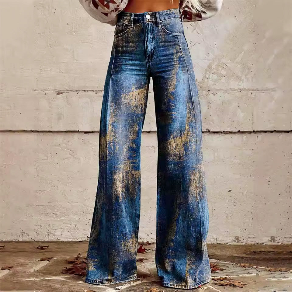 Willow Print Denim