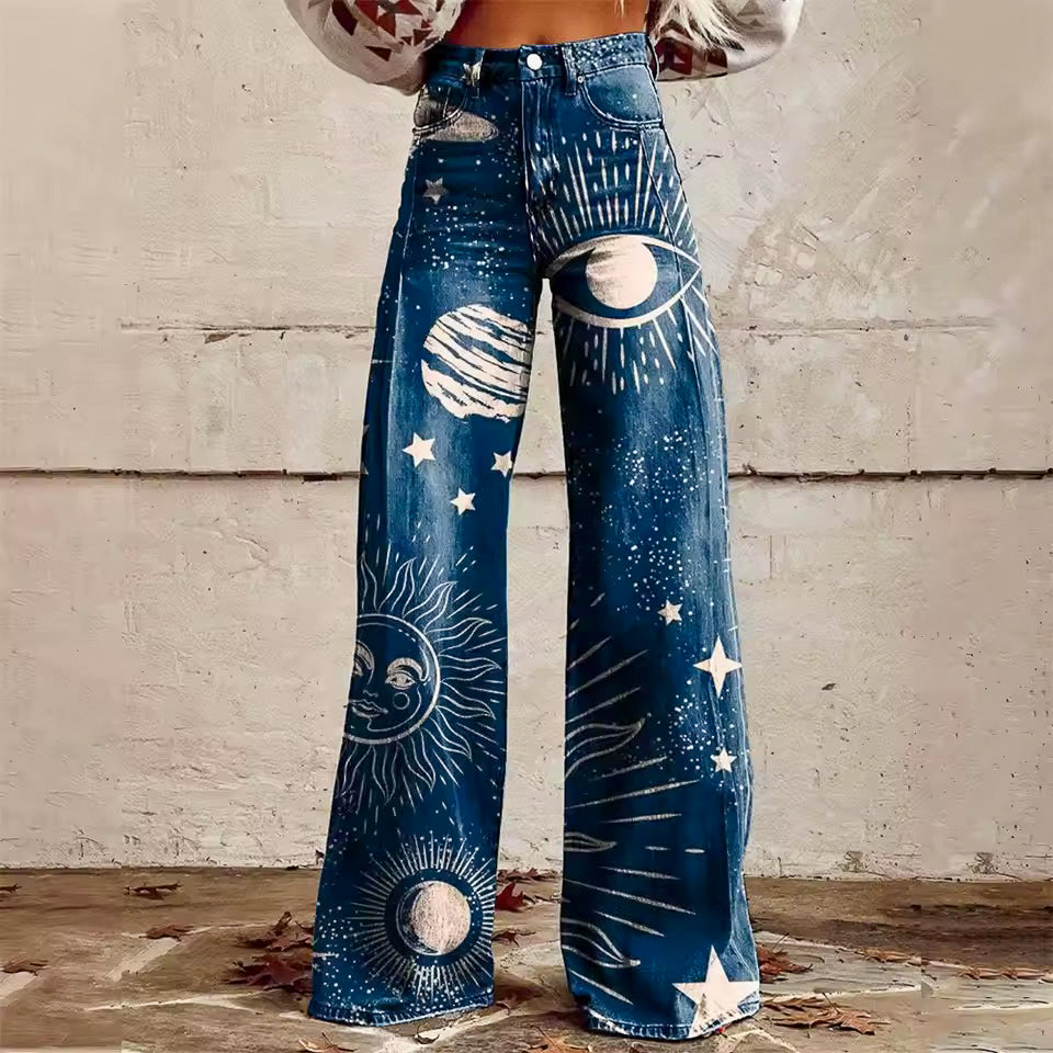 Willow Print Denim