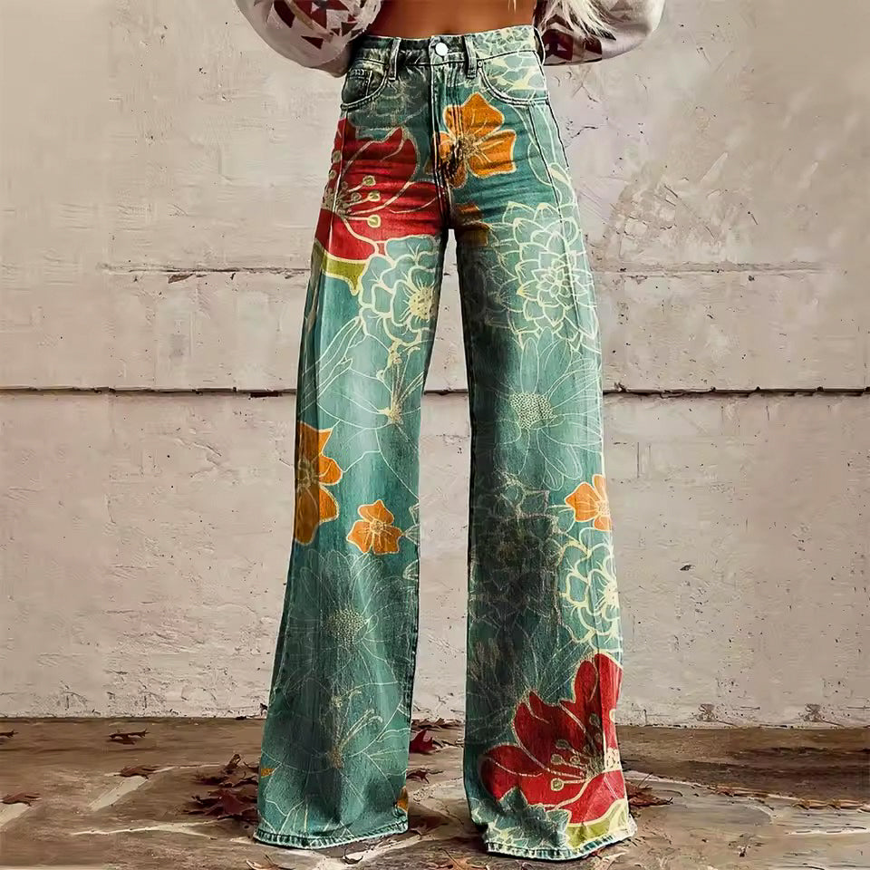 Willow Print Denim