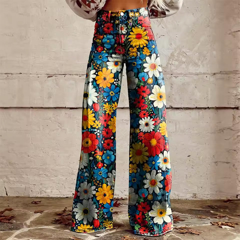 Willow Print Denim