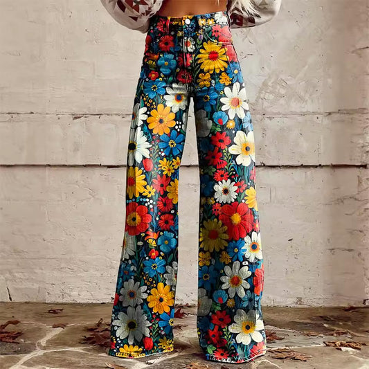 Willow Print Denim